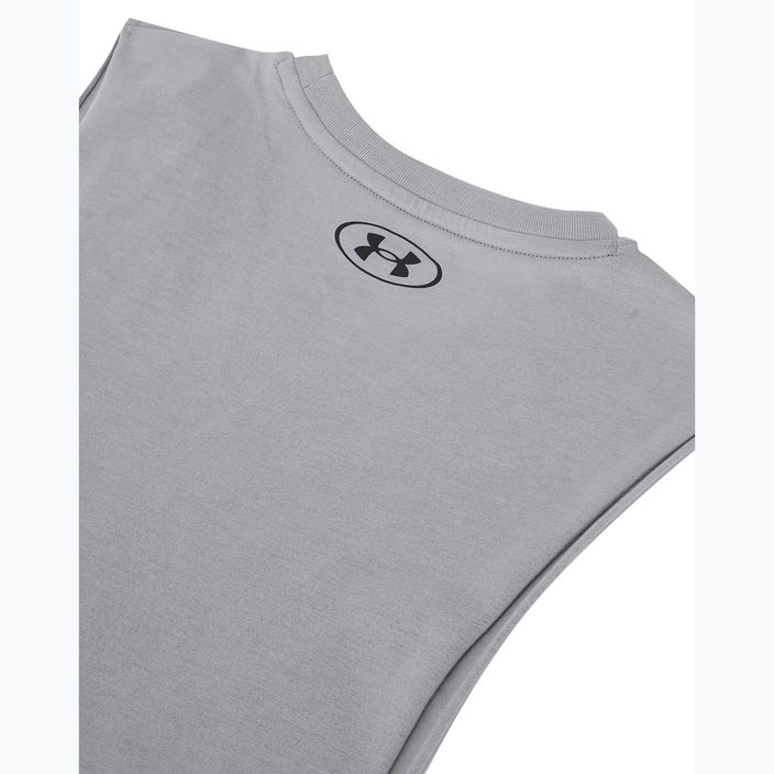 Pánske tréningové tričko s dlhým rukávom Under Armour Project Rock Payoff Graphic mod gray medium heather/black 5