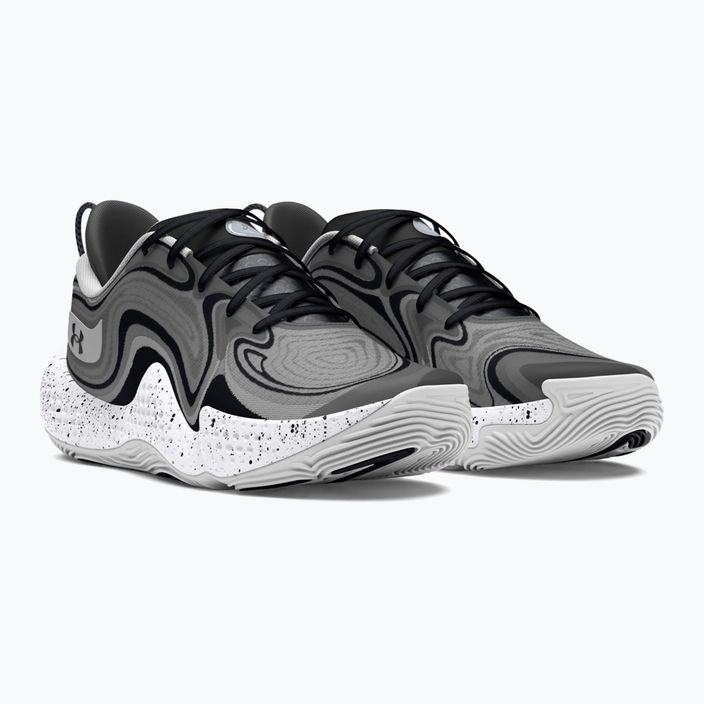 Basketbalová obuv Under Armour Spawn 6 mod gray/black/black 8
