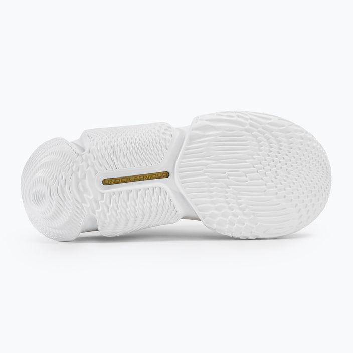 Basketbalová obuv Under Armour Flow Futr X3 white/white/metallic gold 4