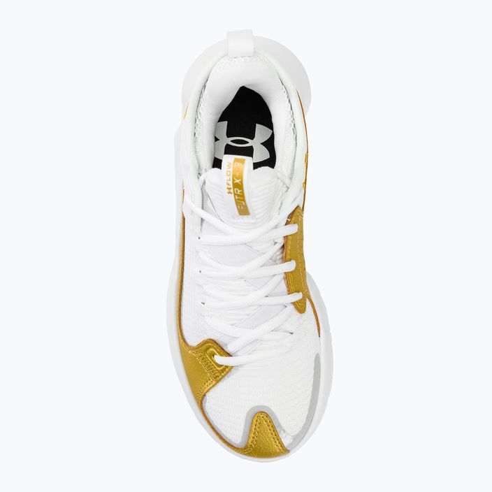 Basketbalová obuv Under Armour Flow Futr X3 white/white/metallic gold 5