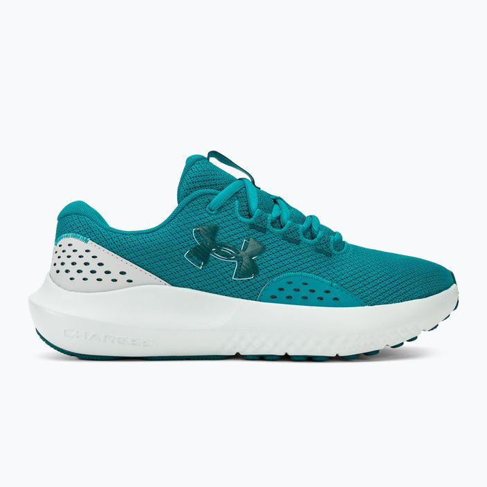 Pánske bežecké topánky Under Armour Charged Surge 4 circuit teal/halo gray/hydro teal 2