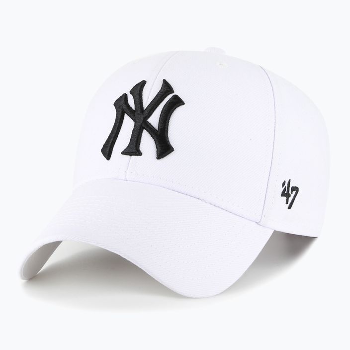 47 Značka MLB New York Yankees MVP SNAPBACK biela baseballová čiapka 5