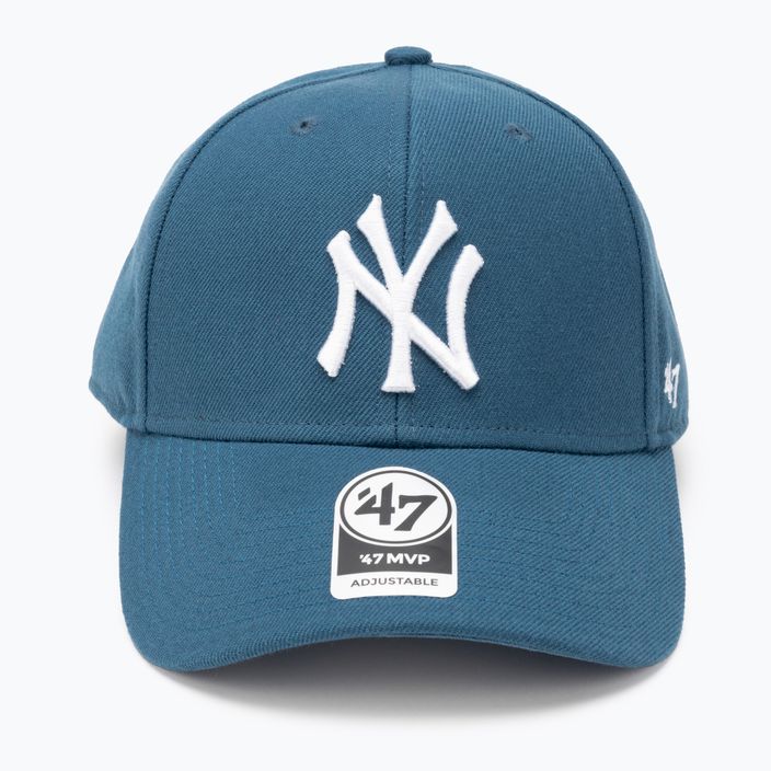 47 Značka MLB New York Yankees MVP SNAPBACK timber blue baseballová čiapka 4