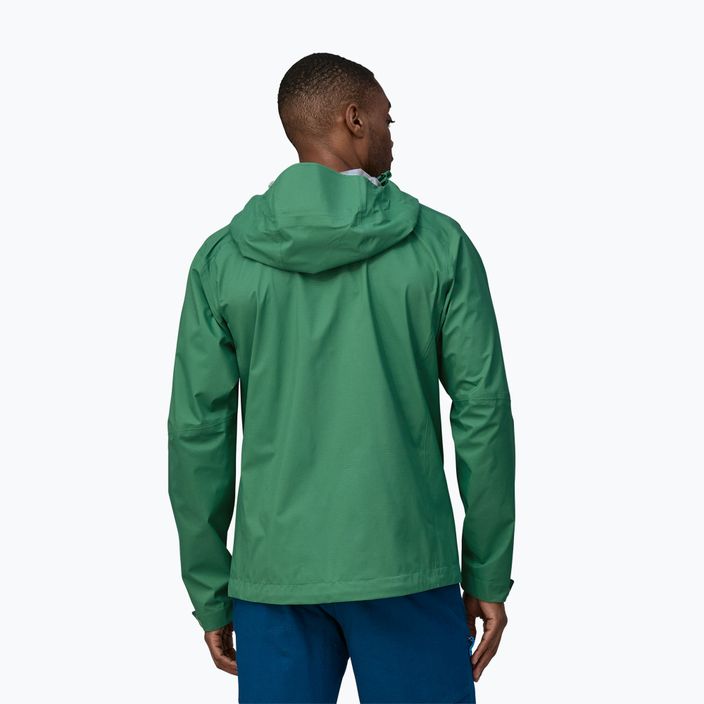 Pánska bunda do dažďa Patagonia Granite Crest Rain jacket gather green 2