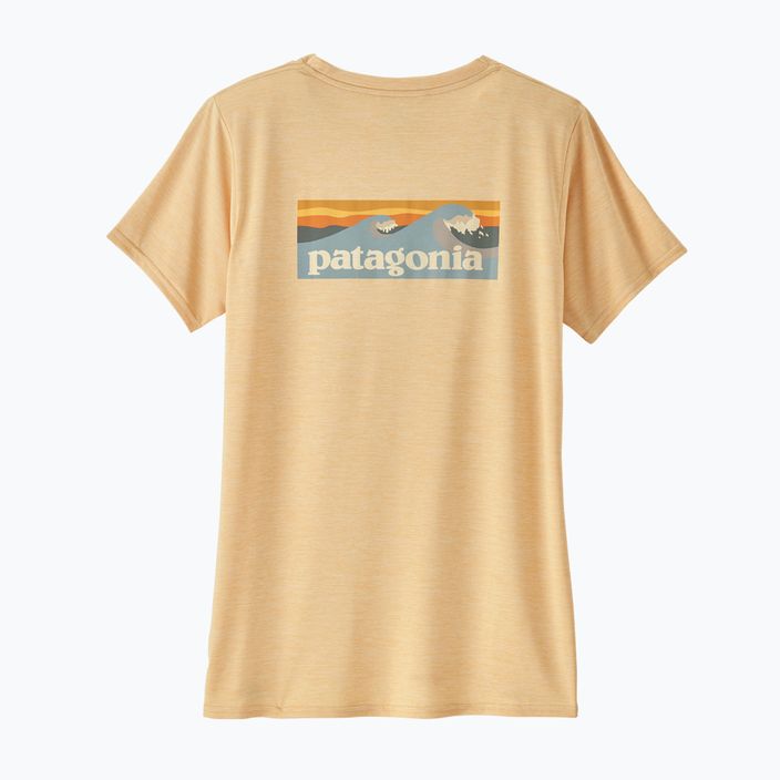 Dámske tričko Patagonia Cap Cool Daily Graphic Waters boardshort logo/sandy melon x-dye 4