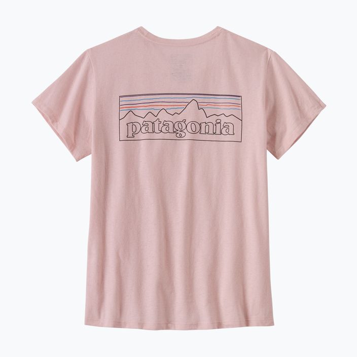 Dámske trekingové tričko Patagonia P-6 Logo Responsibili-Tee whisker pink 4