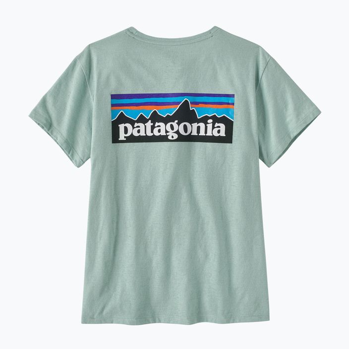 Dámske trekingové tričko Patagonia P-6 Logo Responsibili-Tee wispy green 4