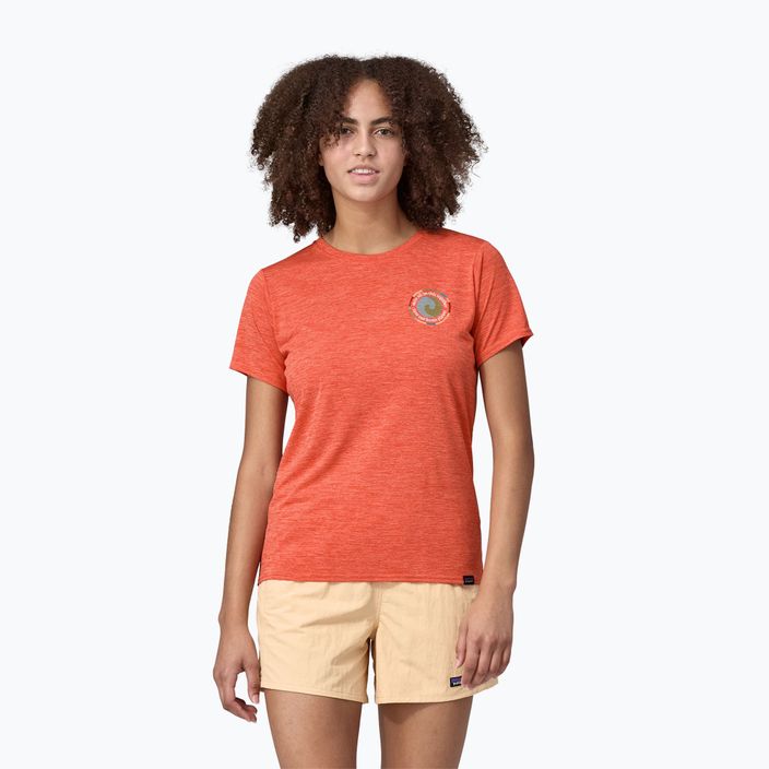 Dámske tričko Patagonia Cap Cool Daily Graphic Shirt unity fitz/pimento red x-dye