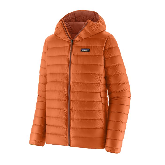 Pánska bunda Patagonia Down Sweater Hoody redtail rust 2