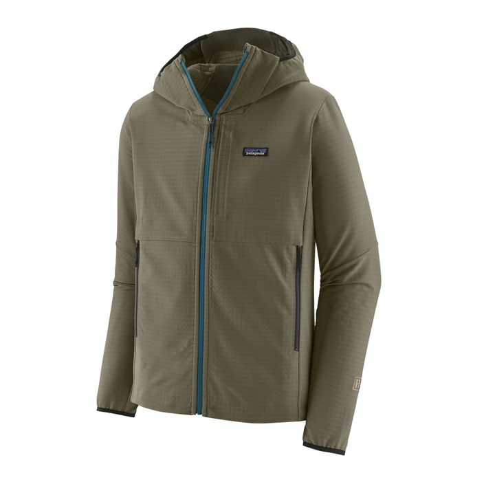 Patagonia pánska mikina R1 TechFace Hoody basin green 2