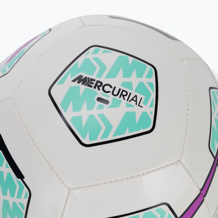 Futbalová lopta Nike Mercurial Fade white/hyper turquoise/fuchsia dream football size 5 3