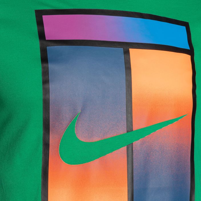 Pánske tenisové tričko Nike Court Dri-Fit Heritage stadium green 3