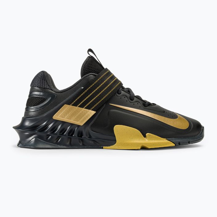 Nike Savaleos black/met gold anthracite infinite gold vzpieračské topánky 2