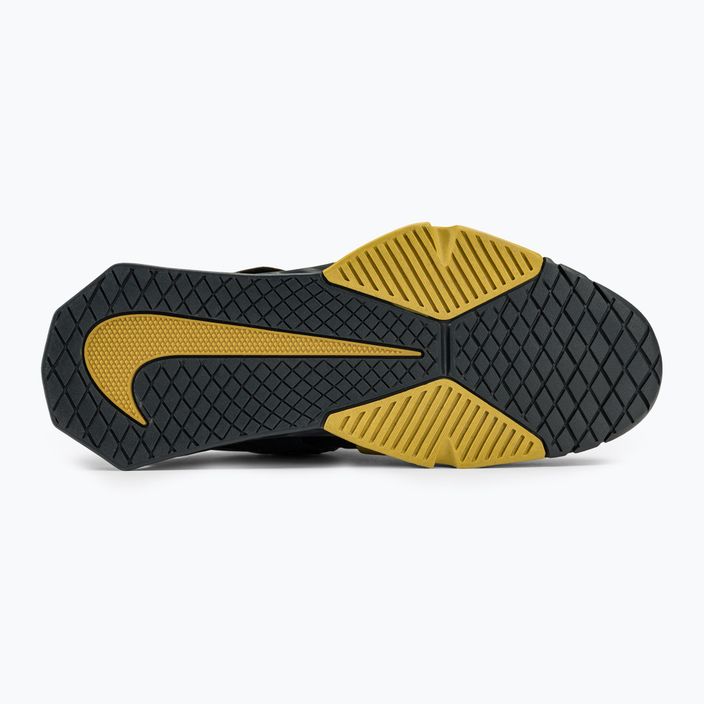 Nike Savaleos black/met gold anthracite infinite gold vzpieračské topánky 4