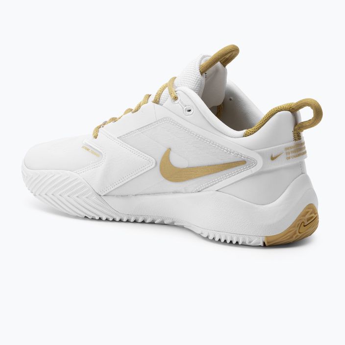 Volejbalová obuv Nike Zoom Hyperace 3 white/mtlc gold-photon dust 3