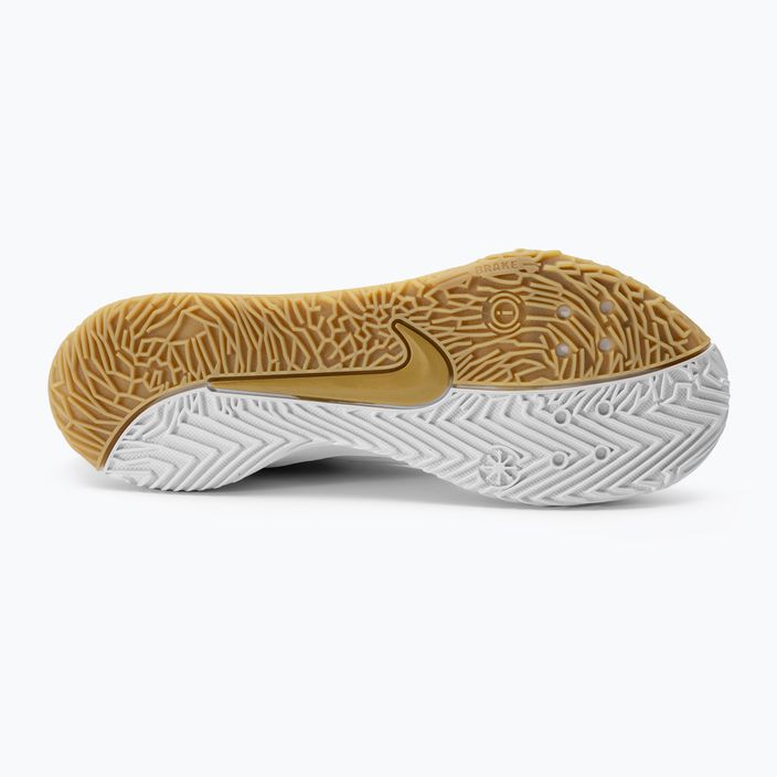 Volejbalová obuv Nike Zoom Hyperace 3 white/mtlc gold-photon dust 4