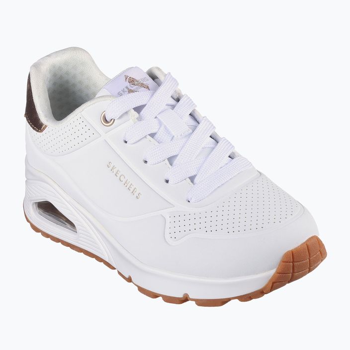 Detská obuv SKECHERS Uno Gen1 Shimmer Away white 8