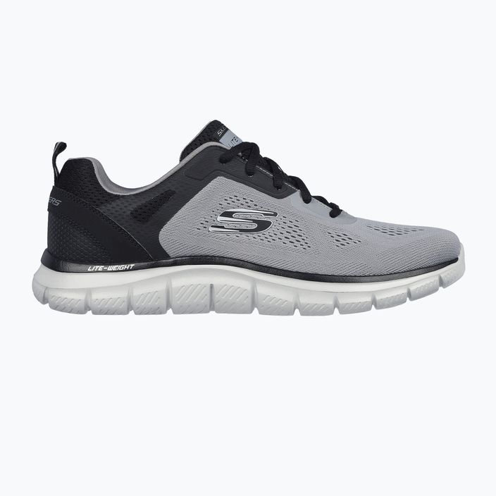 SKECHERS Track Broader pánska tréningová obuv sivá/čierna 8