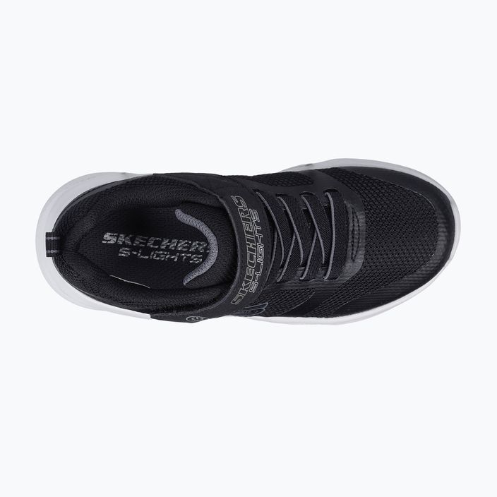 SKECHERS detská tréningová obuv Skechers Meteor-Lights black/grey 12