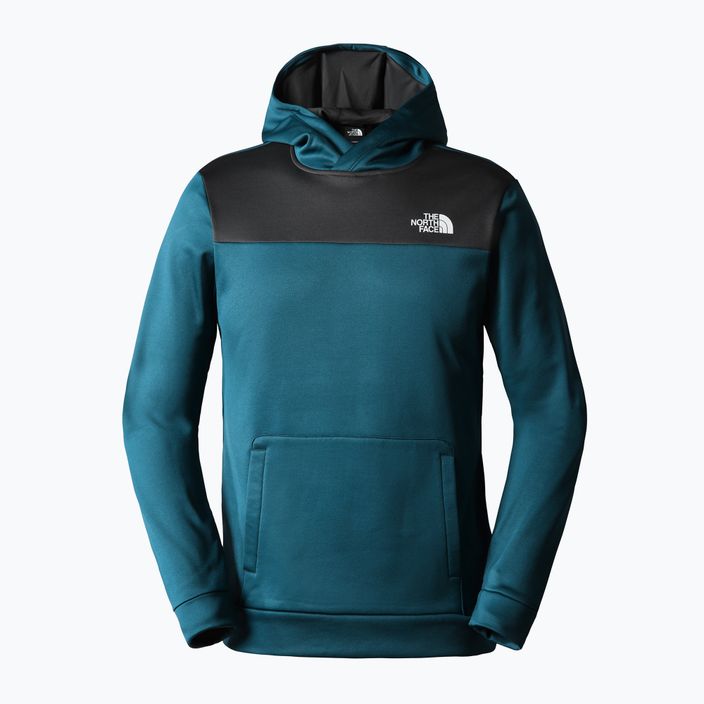 Pánska mikina The North Face Reaxion Fleece P/O Hoodie midnight petrol dark heather 4