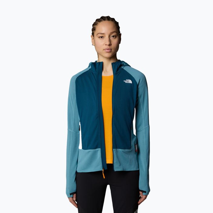 Dámska mikina The North Face Bolt Polartec Hoodie algae blue/midnight petrol 4