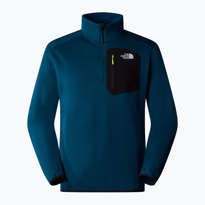 Pánska mikina The North Face Crest 1/4 Zip midnight petrol/ black 4