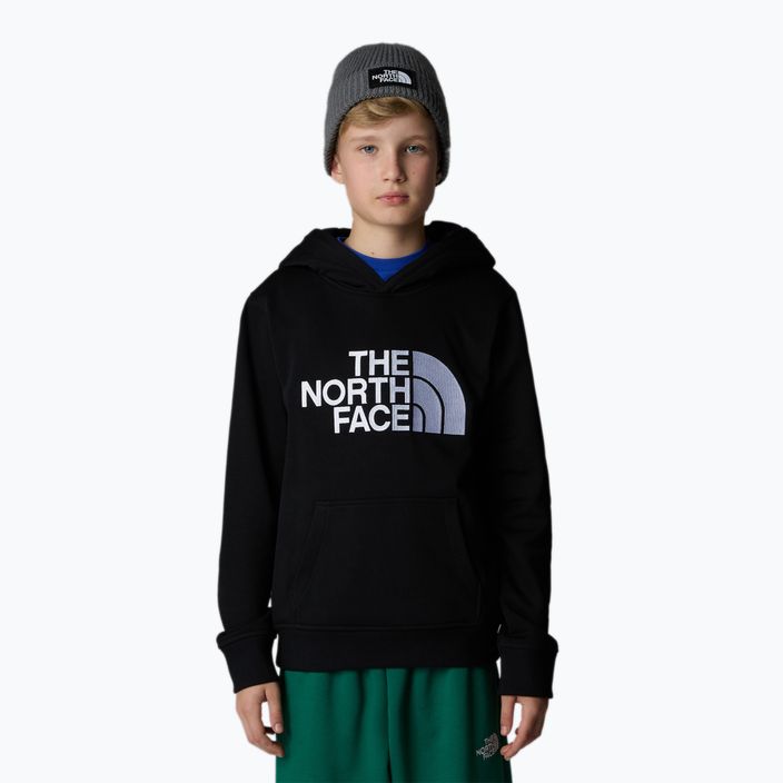 Detská mikina The North Face Drew Peak P/O Hoodie black