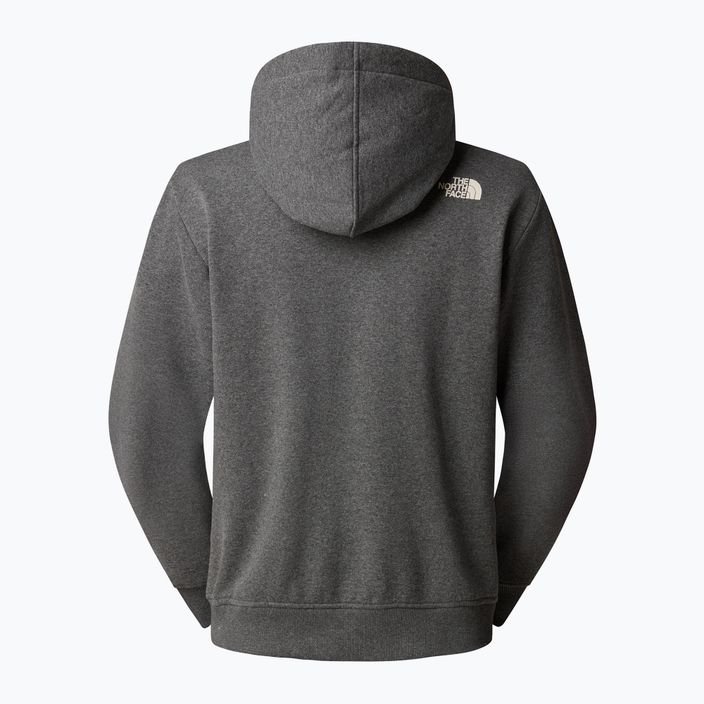 Pánske tričko The North Face Varsity Graphic medium grey heather 5