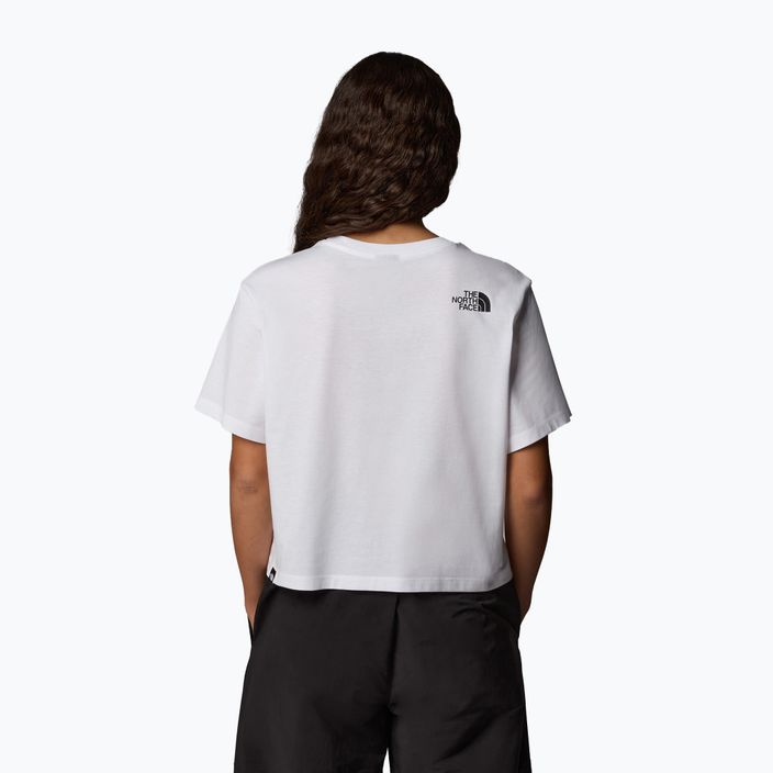 Dámske tričko The North Face Easy Relaxed Cropped white 3