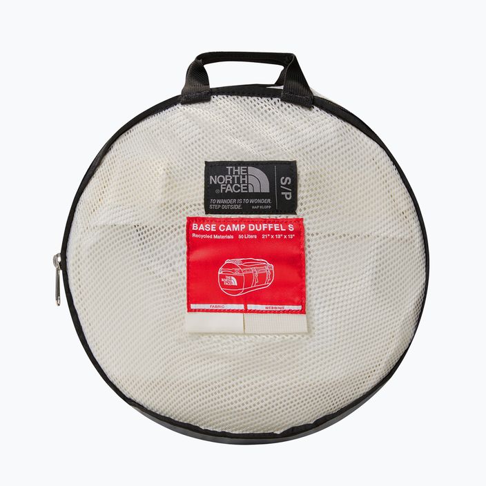 Cestovná taška The North Face Base Camp Duffel S 50 l white dune/white 3