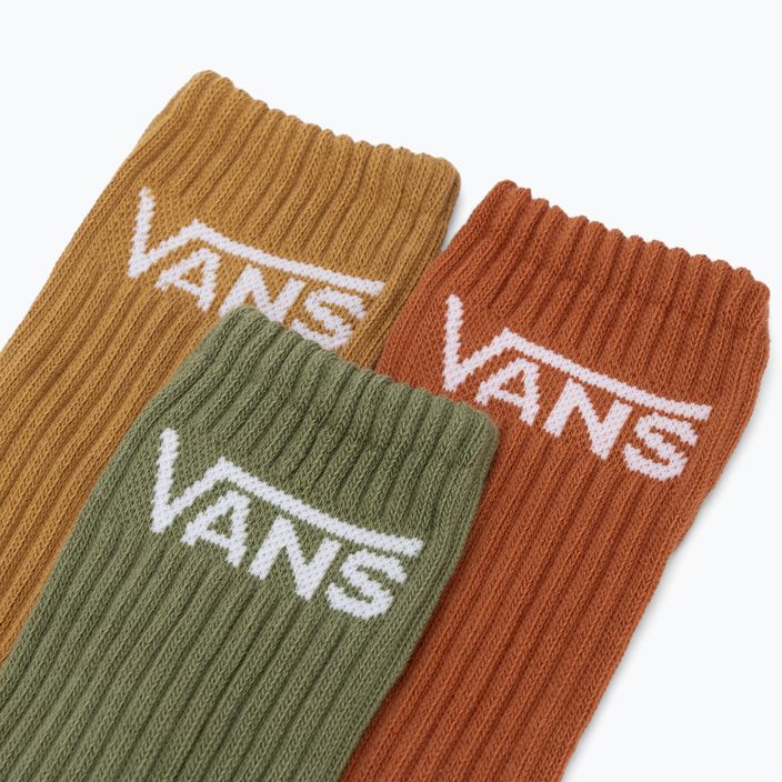 Pánske ponožky Vans Classic Crew 3 páry brown sugar 4