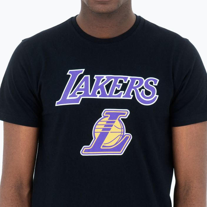 Pánske tričko New Era NOS NBA Regular Tee Los Angeles Lakers black 4