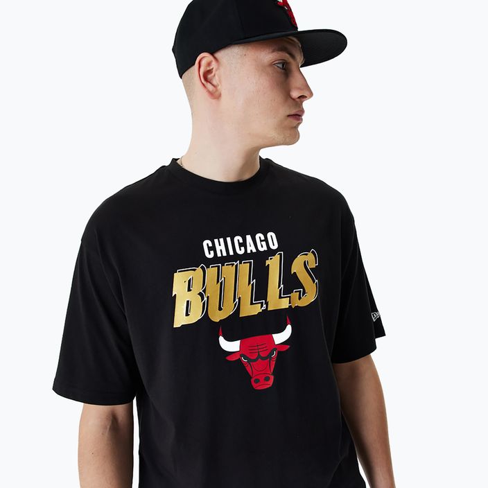 Pánske tričko New Era Team Script OS Tee Chicago Bulls black 4