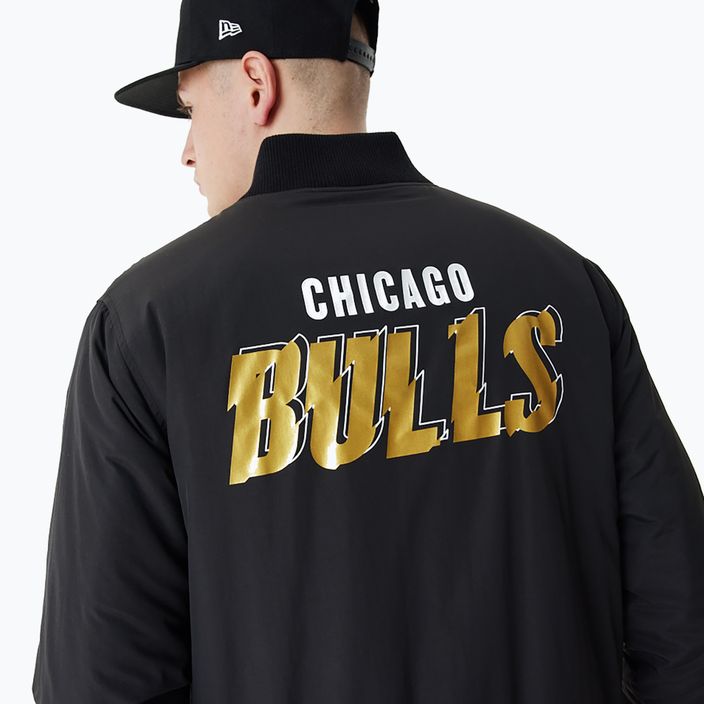Pánska bunda New Era NBA Script BP Bomber Chicago Bulls black 4