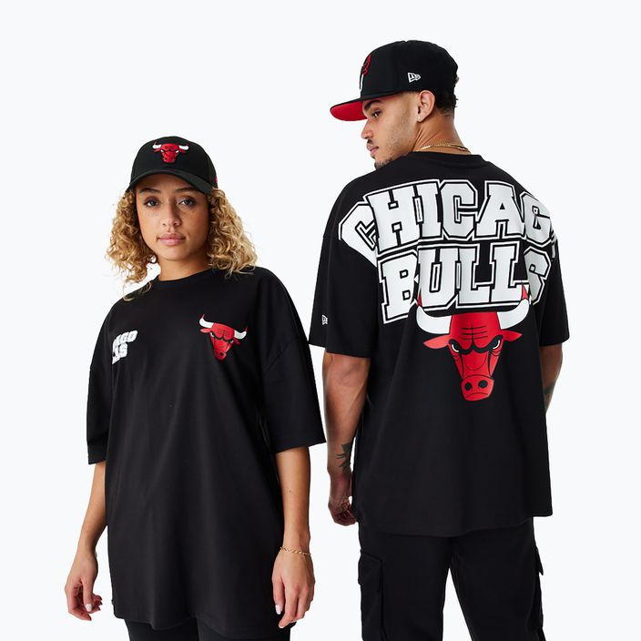 Pánske tričko New Era NBA Large Graphic BP OS Tee Chicago Bulls black 6