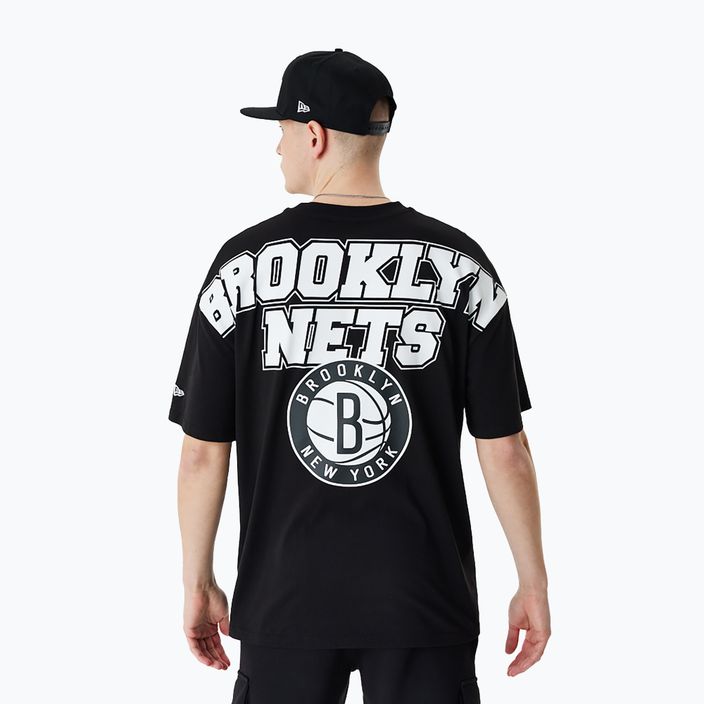 Pánske tričko New Era NBA Large Graphic BP OS Tee Brooklyn Nets black 2