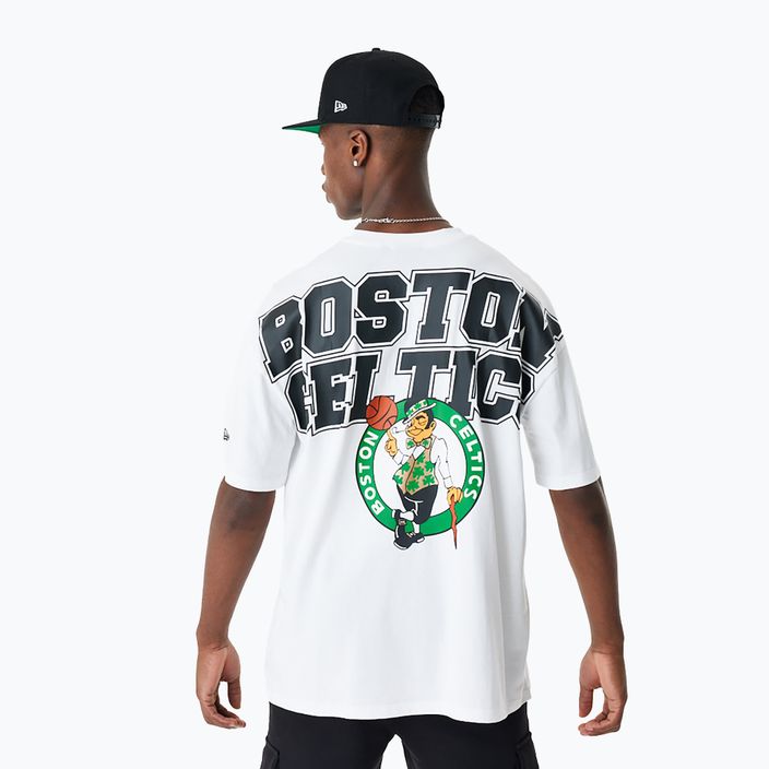 Pánske tričko New Era NBA Large Graphic BP OS Tee Boston Celtics white 3