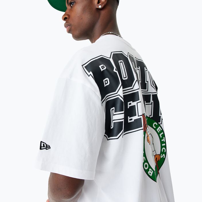 Pánske tričko New Era NBA Large Graphic BP OS Tee Boston Celtics white 5