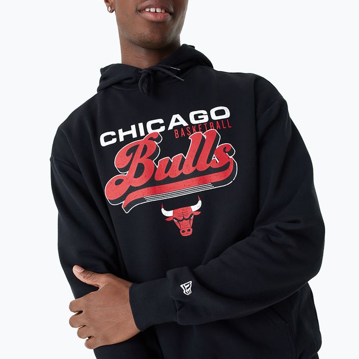 Pánska mikina New Era NBA Graphic OS Hoody Chicago Bulls black 5
