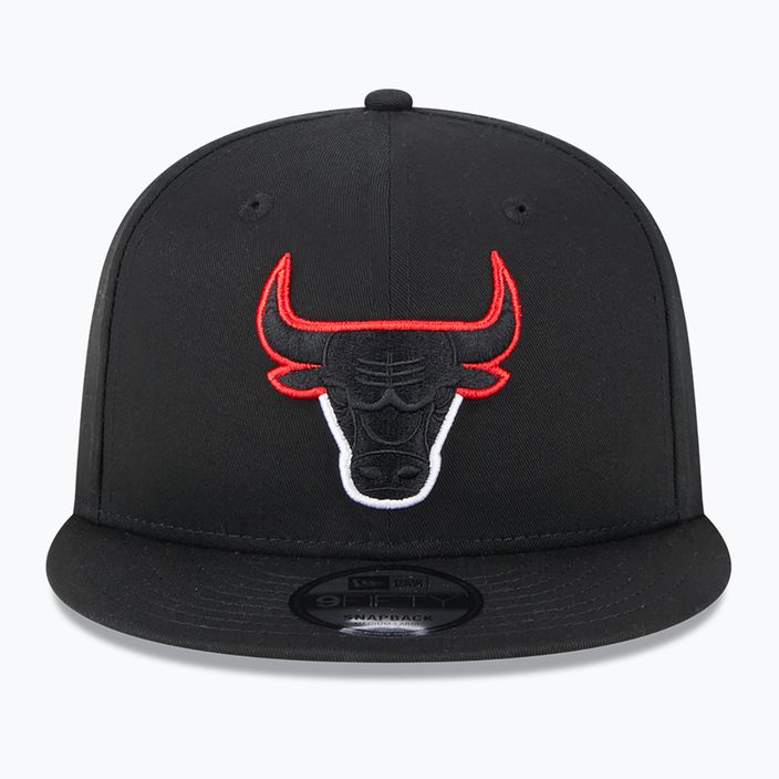 Šiltovka New Era Split Logo 9Fifty Chicago Bulls čierna 3