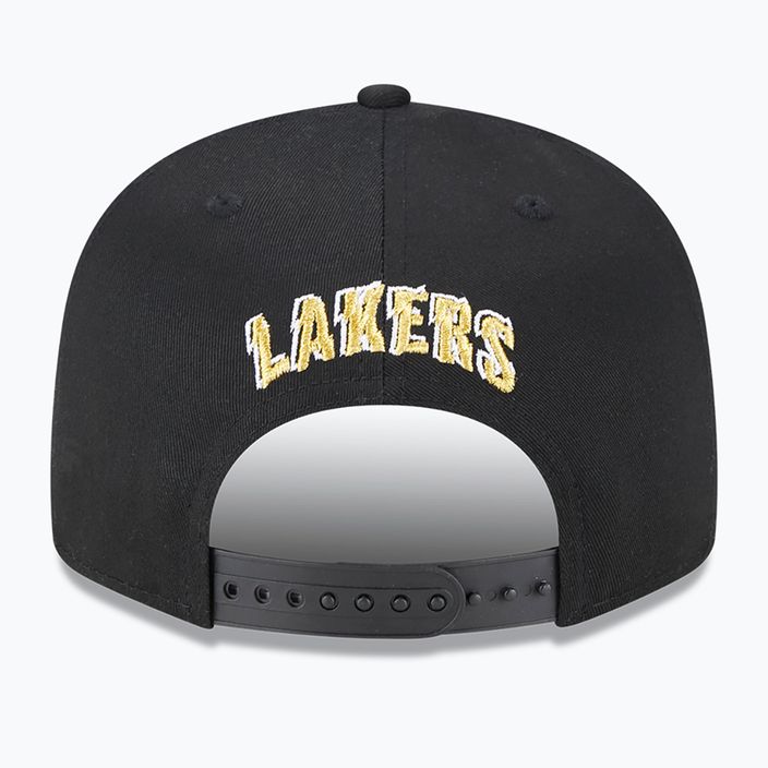 Šiltovka New Era Foil 9Fifty Los Angeles Lakers čierna 4