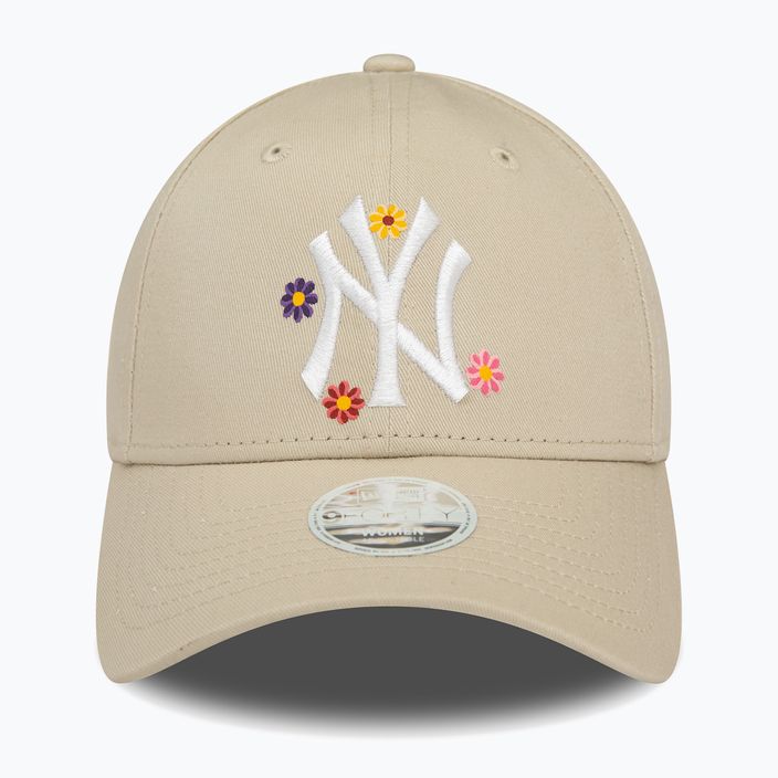 Dámska šiltovka New Era Flower 9Forty New York Yankees light beige 2