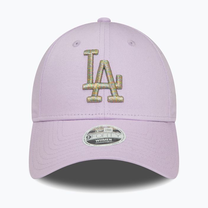 Dámska šiltovka New Era Metallic Logo 9Forty Los Angeles Dodgers pastelovo fialová 2