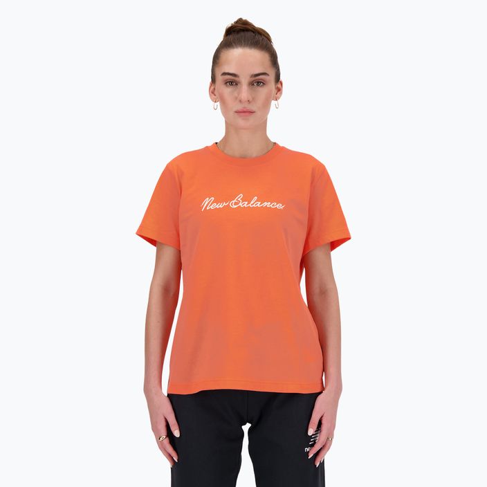 Dámske tričko New Balance Script Tee gulfred