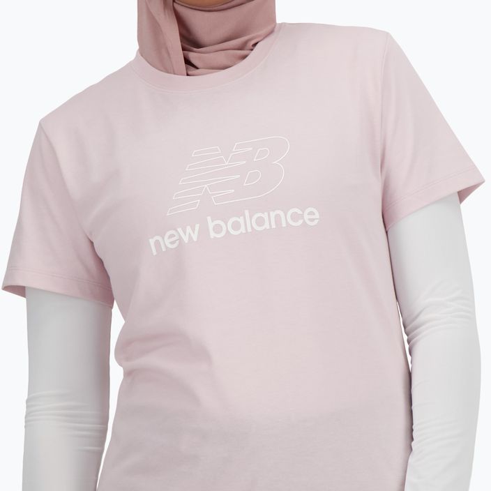 Dámske tričko New Balance Script Tee stonepin 4