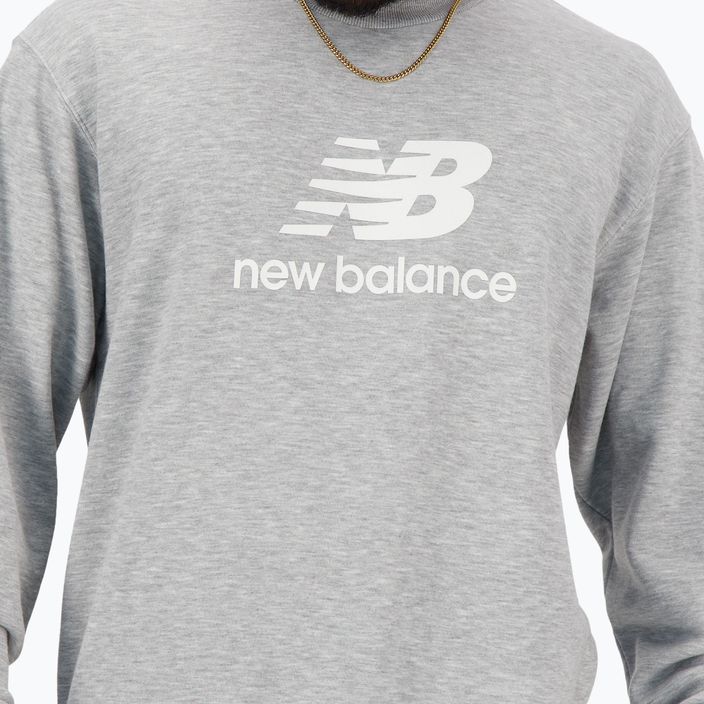 Pánska športová mikina New Balance Stacked Logo French Terry Crew 2