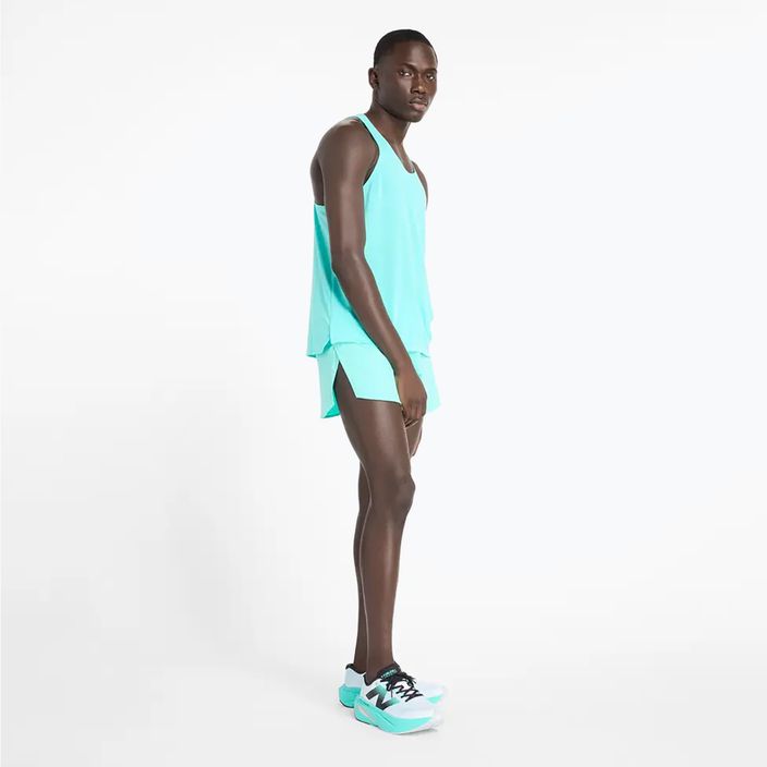 Pánske tielko New Balance Singletics Athletics cyber jade 2