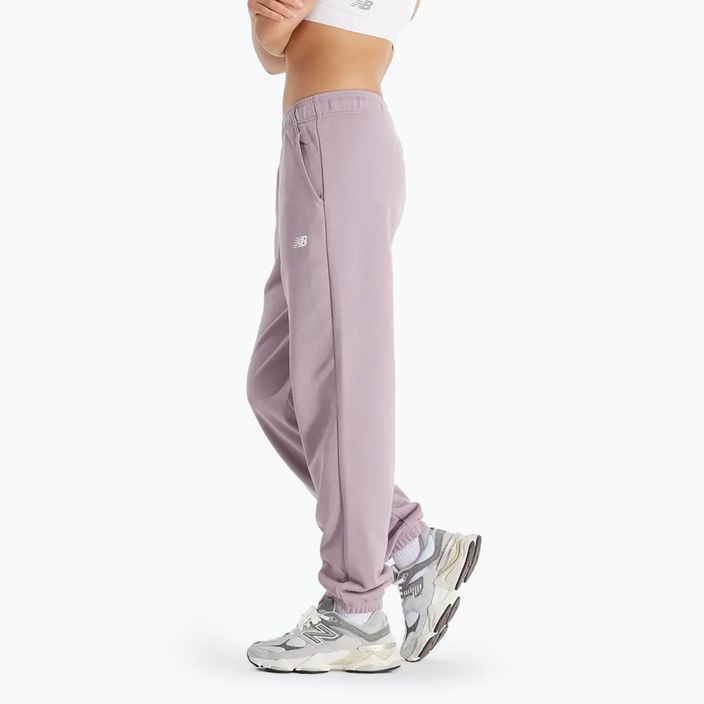 Dámske nohavice New Balance French Terry Jogger icewine 3