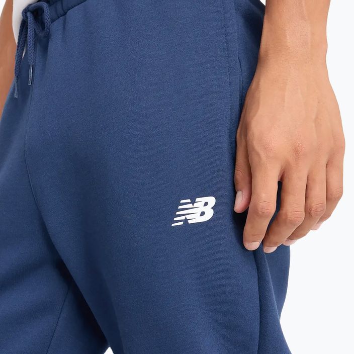 Pánske nohavice New Balance Fleece Jogger navy 5