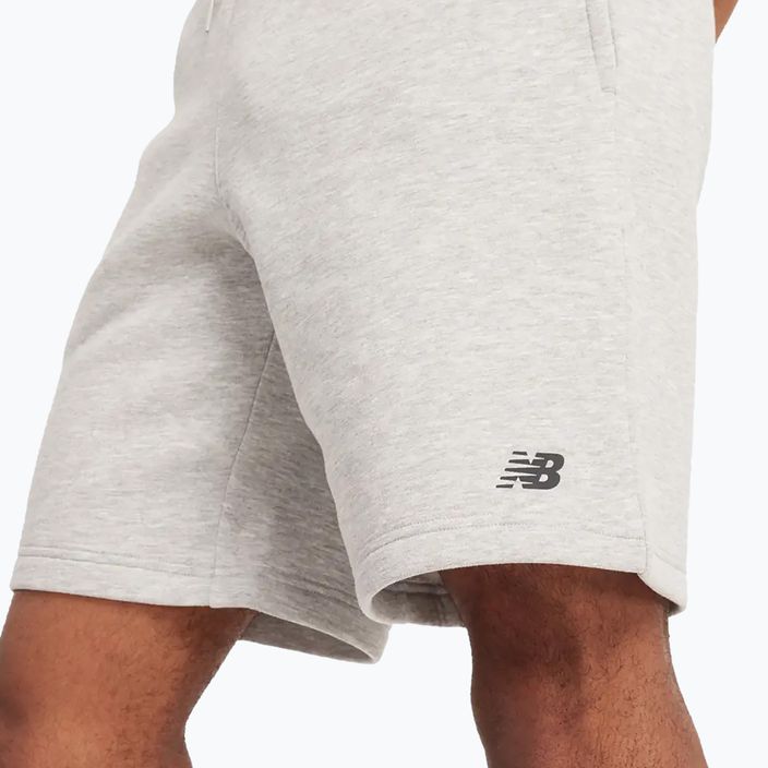 Pánske kraťasy New Balance Fleece Short 9" athletic grey 5